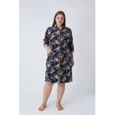 Халат Romeo Life XL,2XL,3XL,4XL,5XL  велюр 1125-02